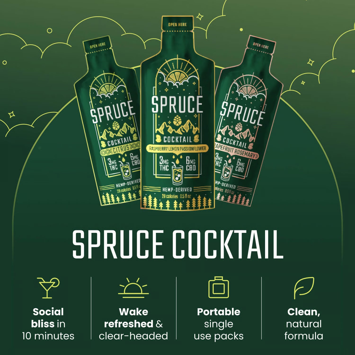 Spruce cocktail 10 pack