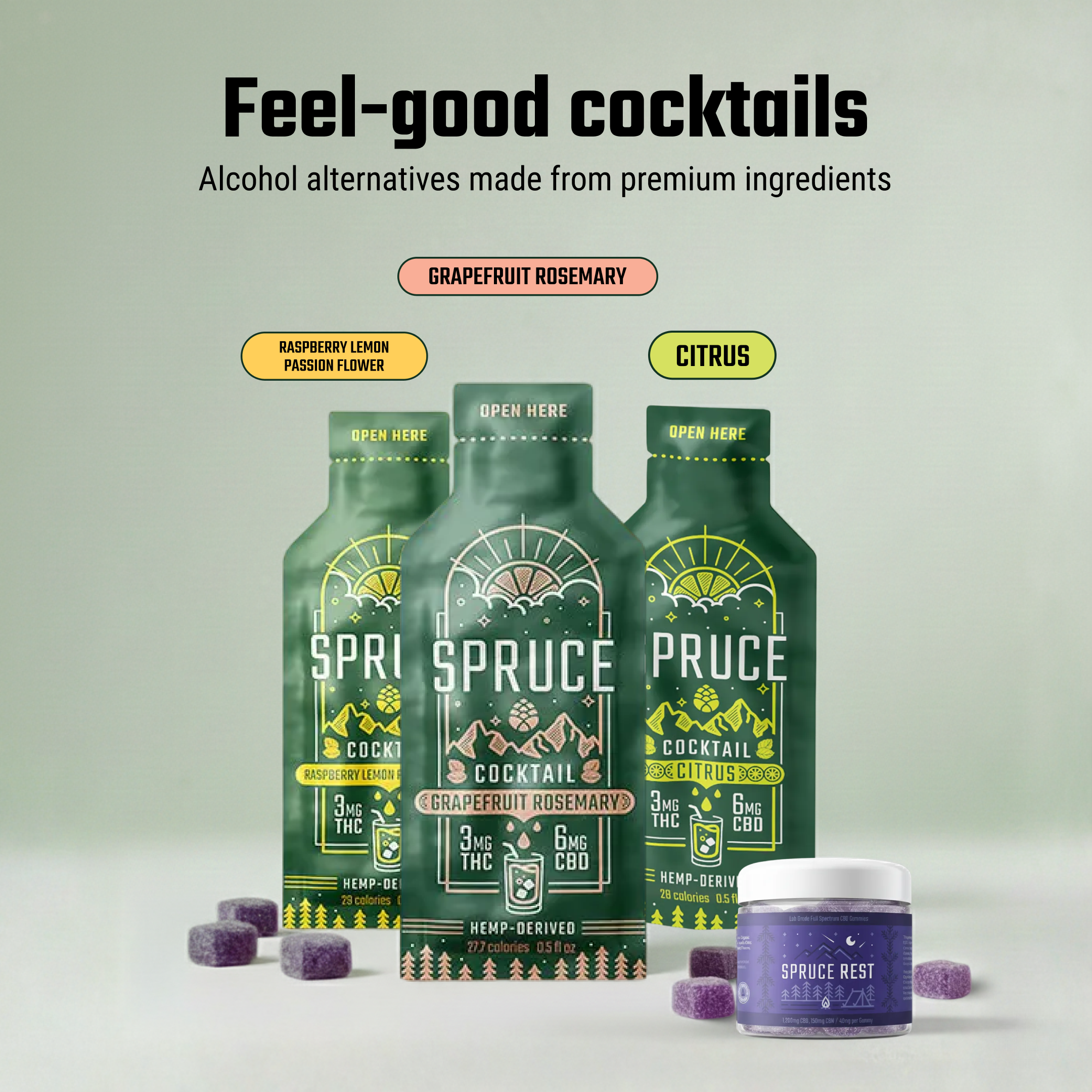 Spruce Variety Pack + Free Sleep Gummies